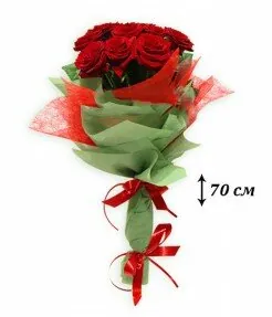 Высокие розы 70 см