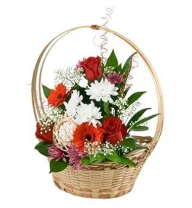 Корзина цветов 